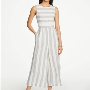 Ann Taylor Factory Striped Jumpsuit